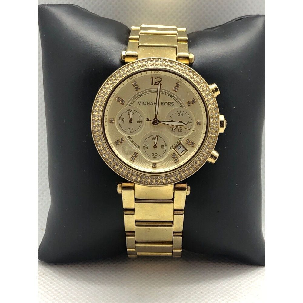 Michael Kors MK5354 Women's Stainless Steel Analog Champagne Dial Watch BP255